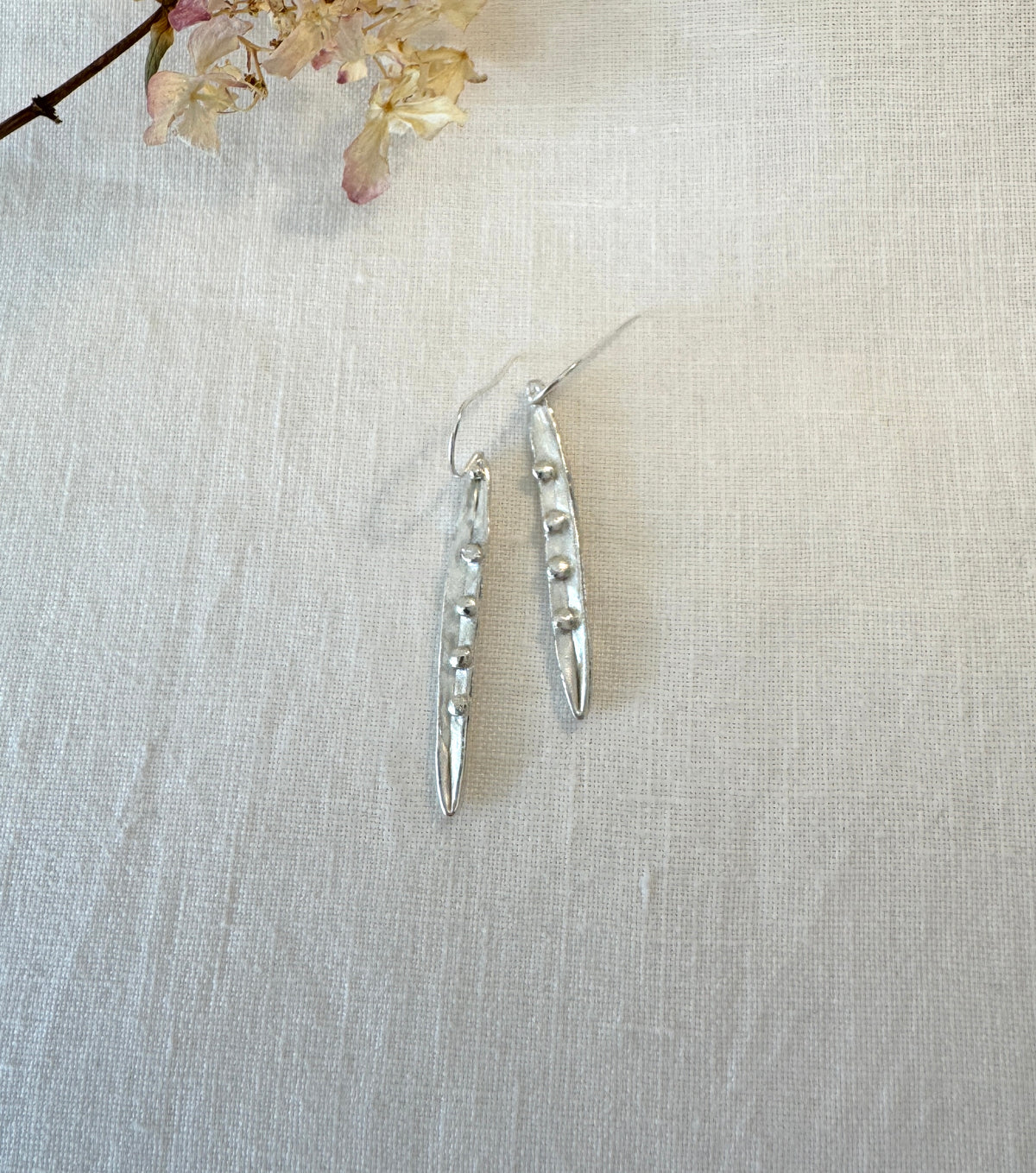 Peapod earrings