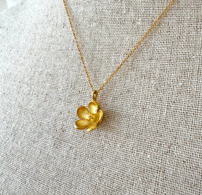 Hana-petit Pendant (Gold-filled)