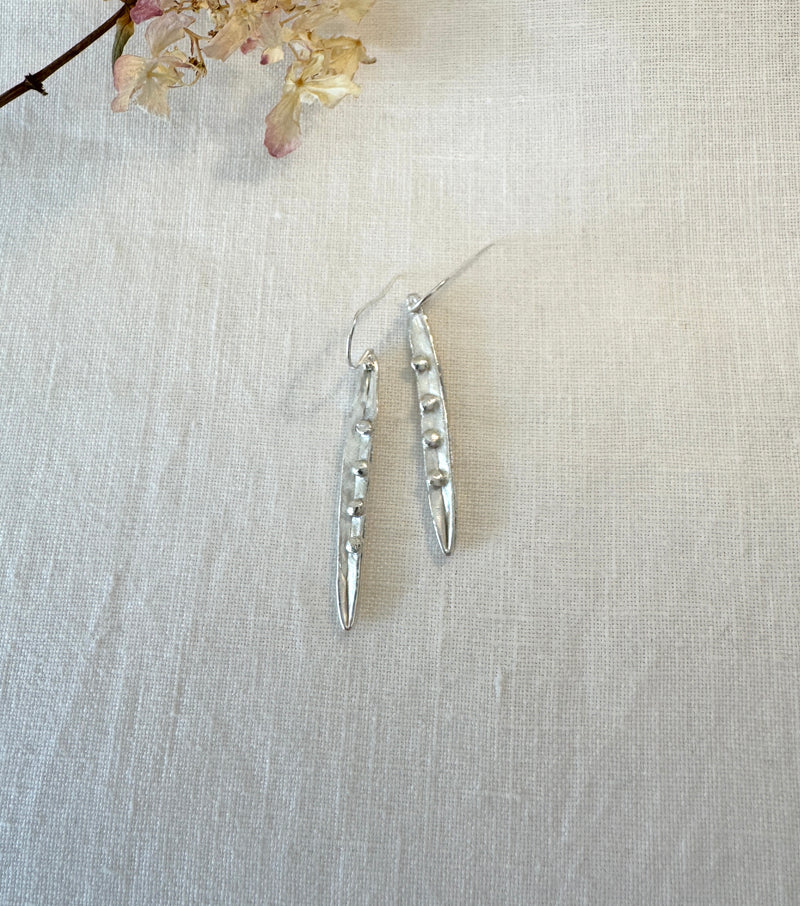 Peapod earrings