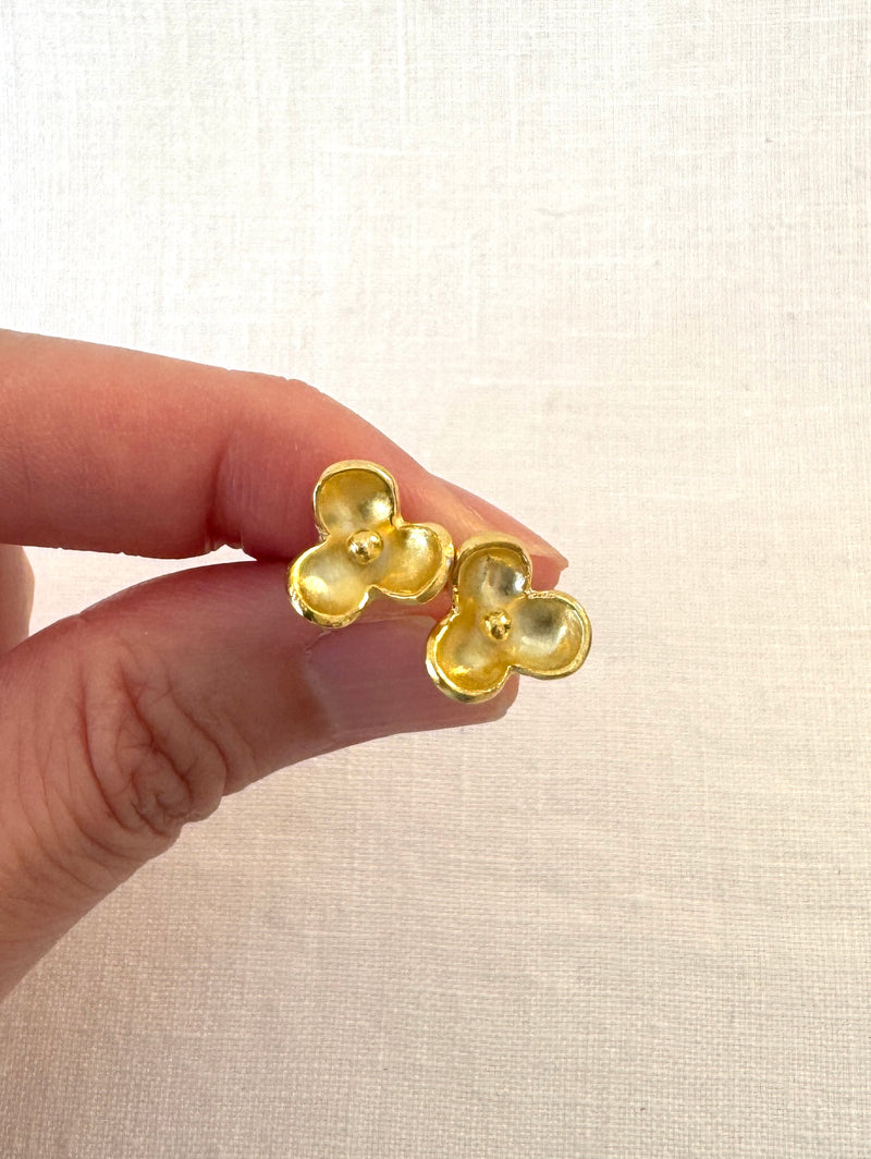 Trifolia Earrings (Gold-Filled)